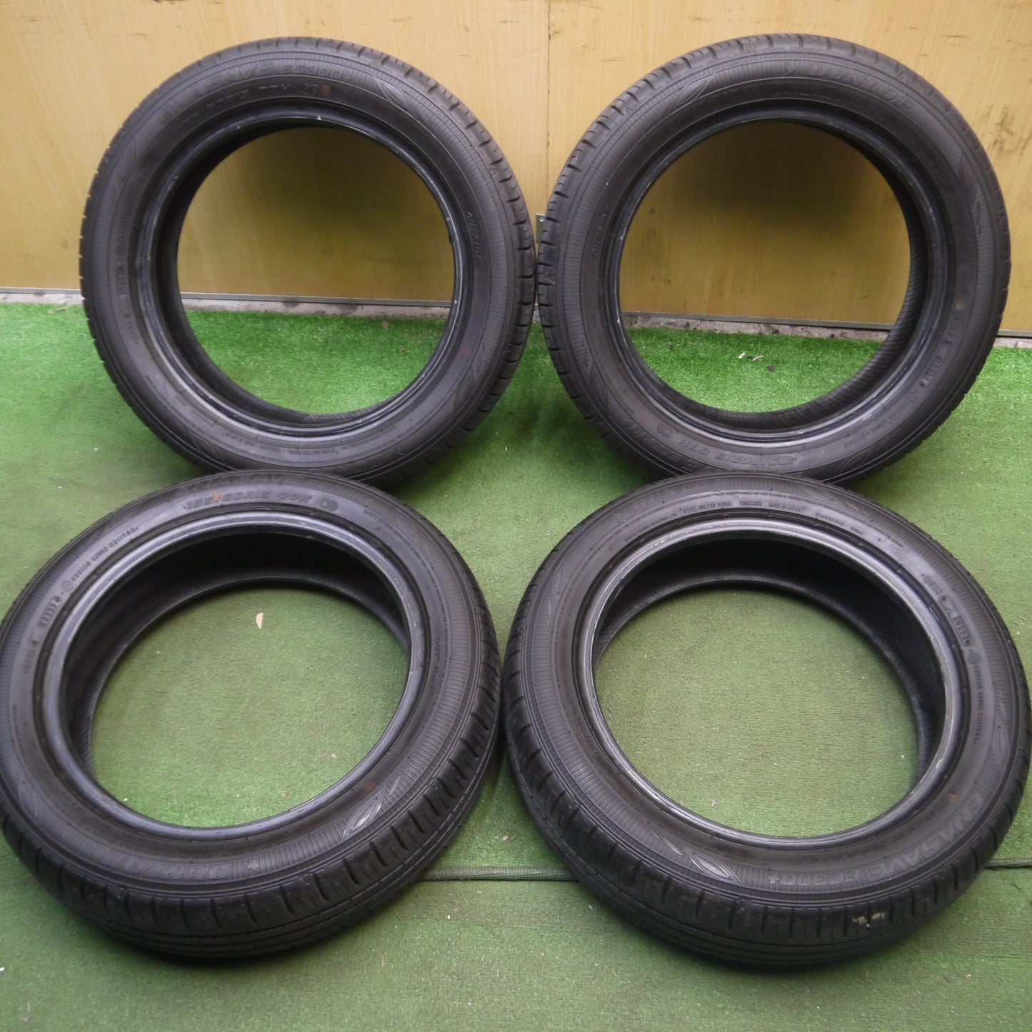 *送料無料*バリ溝！23年！ほぼ10分★165/60R15 ダンロップ エナセーブ EC300+ タイヤ 15インチ ハスラー ワゴンR ソリオ キャスト等★3121909Hノタ