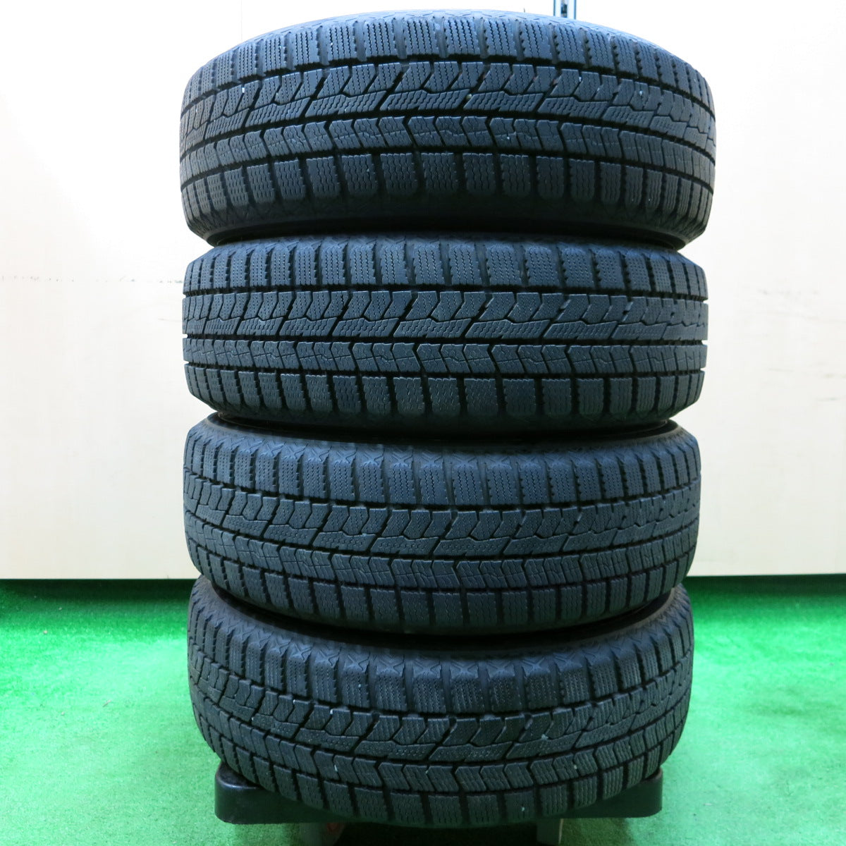 *送料無料*バリ溝！21年！キレイ！9分★スタッドレス 165/65R14 トーヨー オブザーブ GIZ2 TEAD テッド 14インチ PCD100/4H★3112810イス