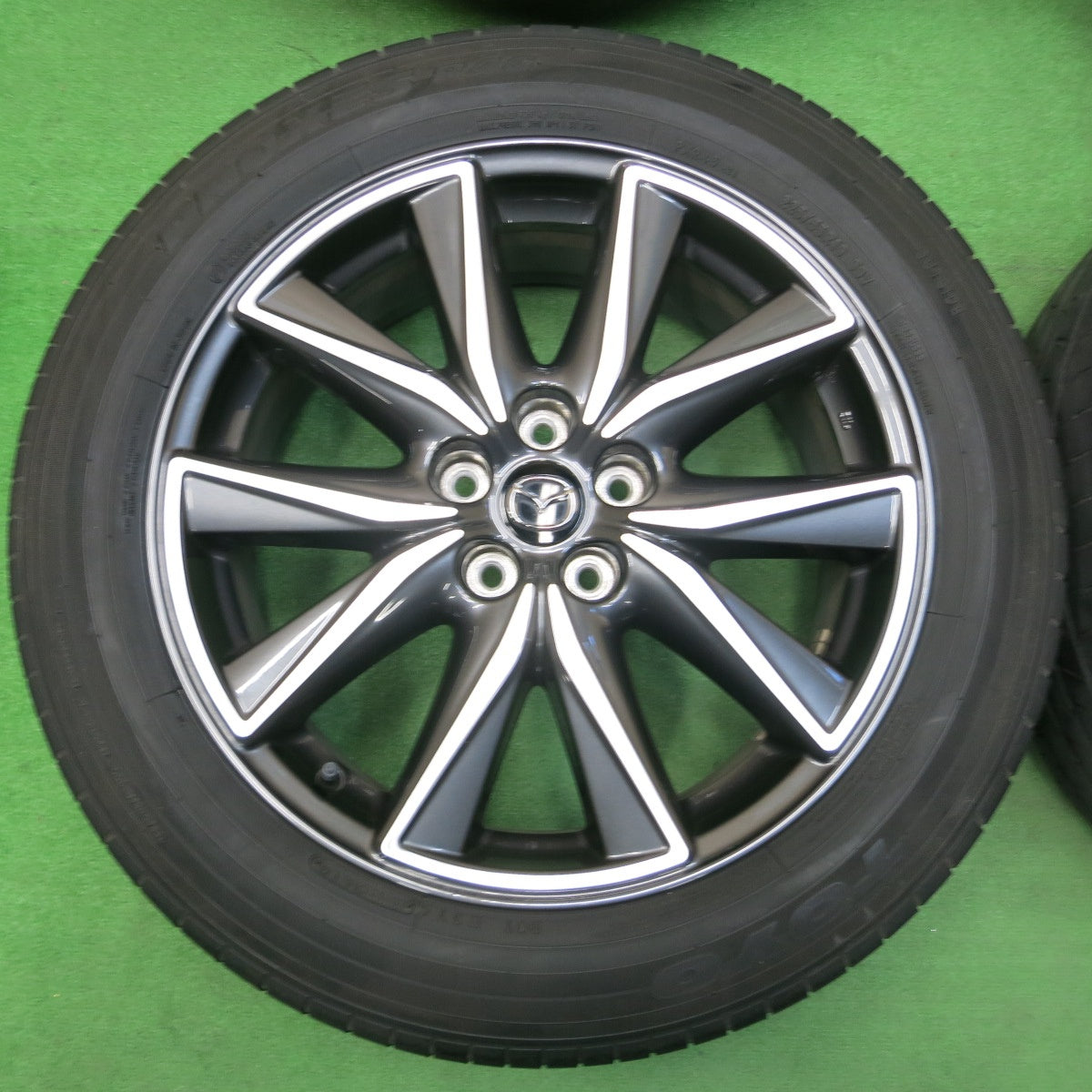 *送料無料* キレイ★マツダ CX-5 純正 225/55R19 トーヨー プロクセス R46 19インチ PCD114.3/5H★4021601イノ