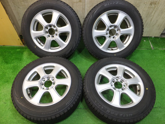 [送料無料]バリ溝！19年！9.5分★スタッドレス 185/65R15 ブリヂストン ブリザック VRX 社外 アルミ ホイール 15インチ PCD100/4H★2080510Hス