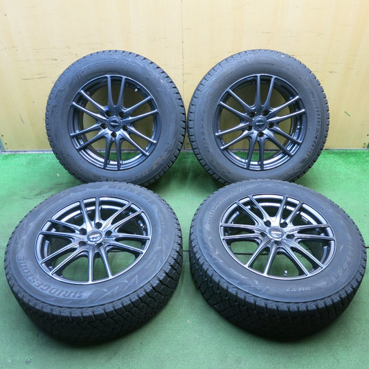 *送料無料* バリ溝!キレイ!8.5分★スタッドレス 225/65R17 ブリヂストン ブリザック DM-V2 WAREN ヴァーレン 17インチ PCD114.3/5H★4020905KKス