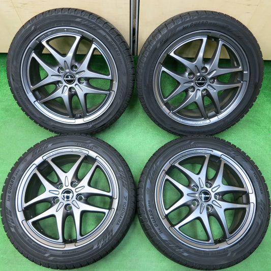 *送料無料*バリ溝!キレイ!9.5分★ワーゲン等 BORBET 225/45R17 スタッドレス ヨコハマ アイスガード iG60 ボルベット 17インチ PCD112/5H★4010406イス