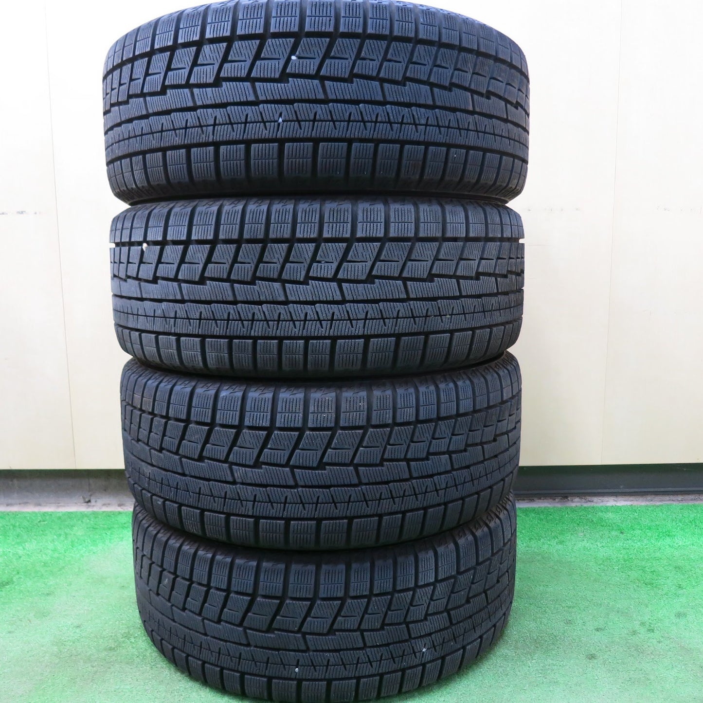 [送料無料] 超バリ溝！19年！9.5分以上★ベンツ 等 MSW OZ 225/45R17 スタッドレス ヨコハマ アイスガード iG60 PCD112/5H★3033004ヒス