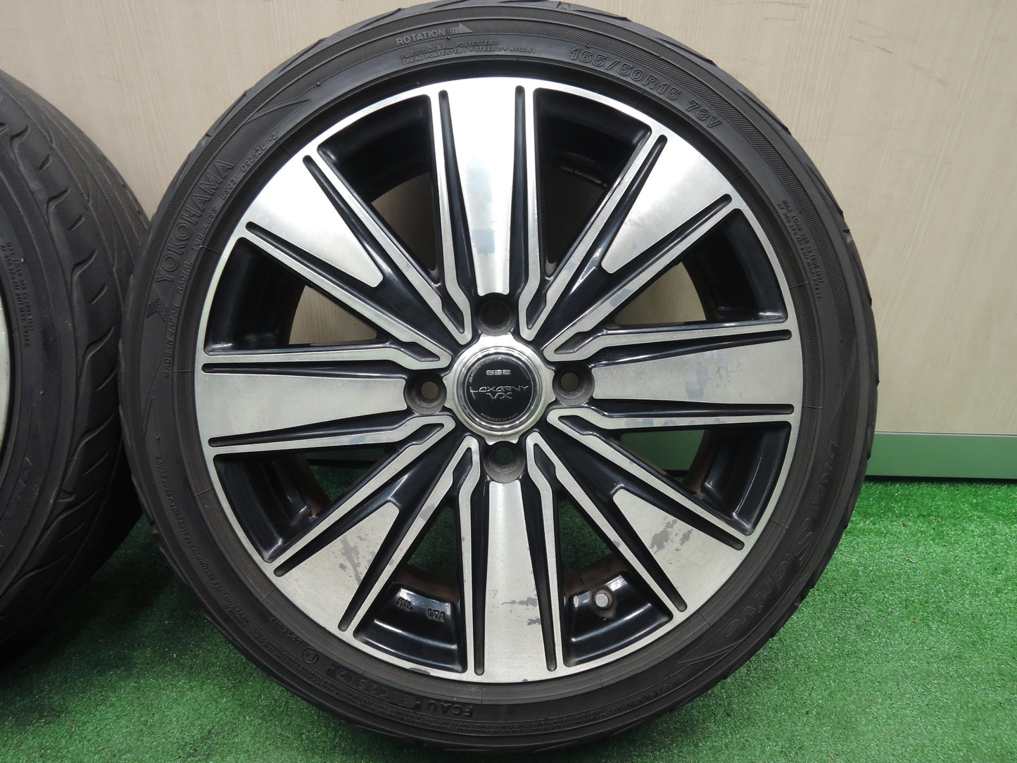 [送料無料]4本価格★軽サイズ LOXARNY 165/50R15 632 VX ヨコハマ DNA S.drive ファルケン ZIEX ZE914 ロクサーニ 15インチ PCD100/4H★3110401HAノ