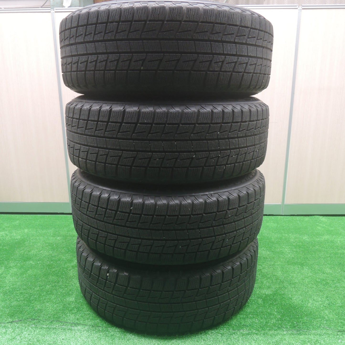 [送料無料]希少 キレイ★トヨタ アリスト 純正 メッキ 215/60R16 スタッドレス ブリヂストン ブリザック REVO1 16インチ PCD114.3/5H★3070302SYス