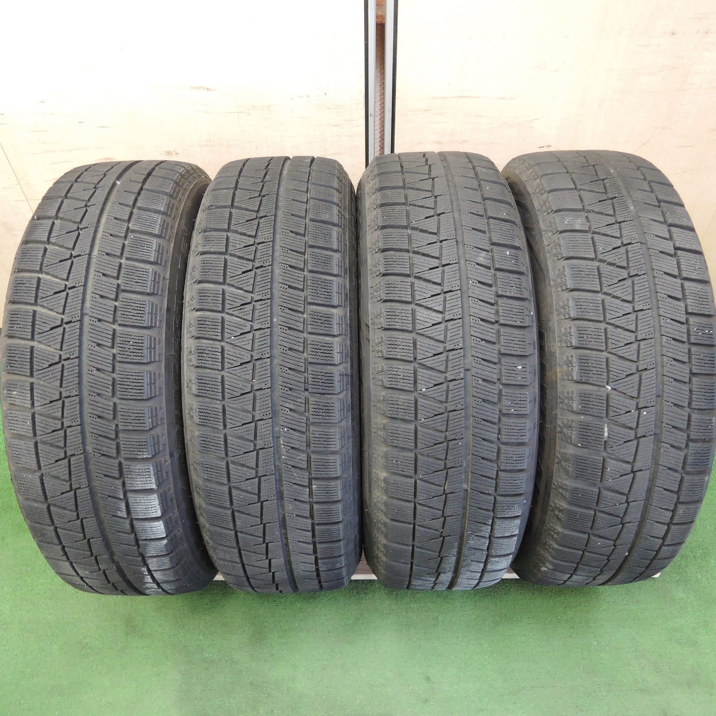 [送料無料]4本価格★トヨタ 30系 プリウス 純正 195/65R15 スタッドレス ブリヂストン ブリザック REVO GZ 15インチ PCD100/5H★3100201KKス