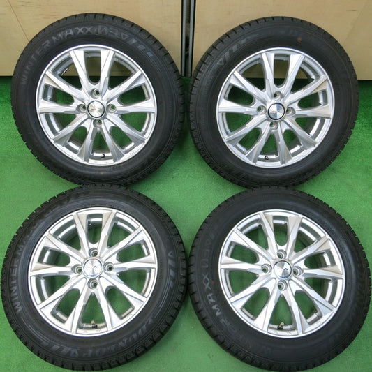 *送料無料*バリ溝!20年!キレイ!ほぼ10分★スタッドレス 175/65R15 ダンロップ ウインターマックス03 JOKER ジョーカー 15インチ PCD100/4H★4012904イス