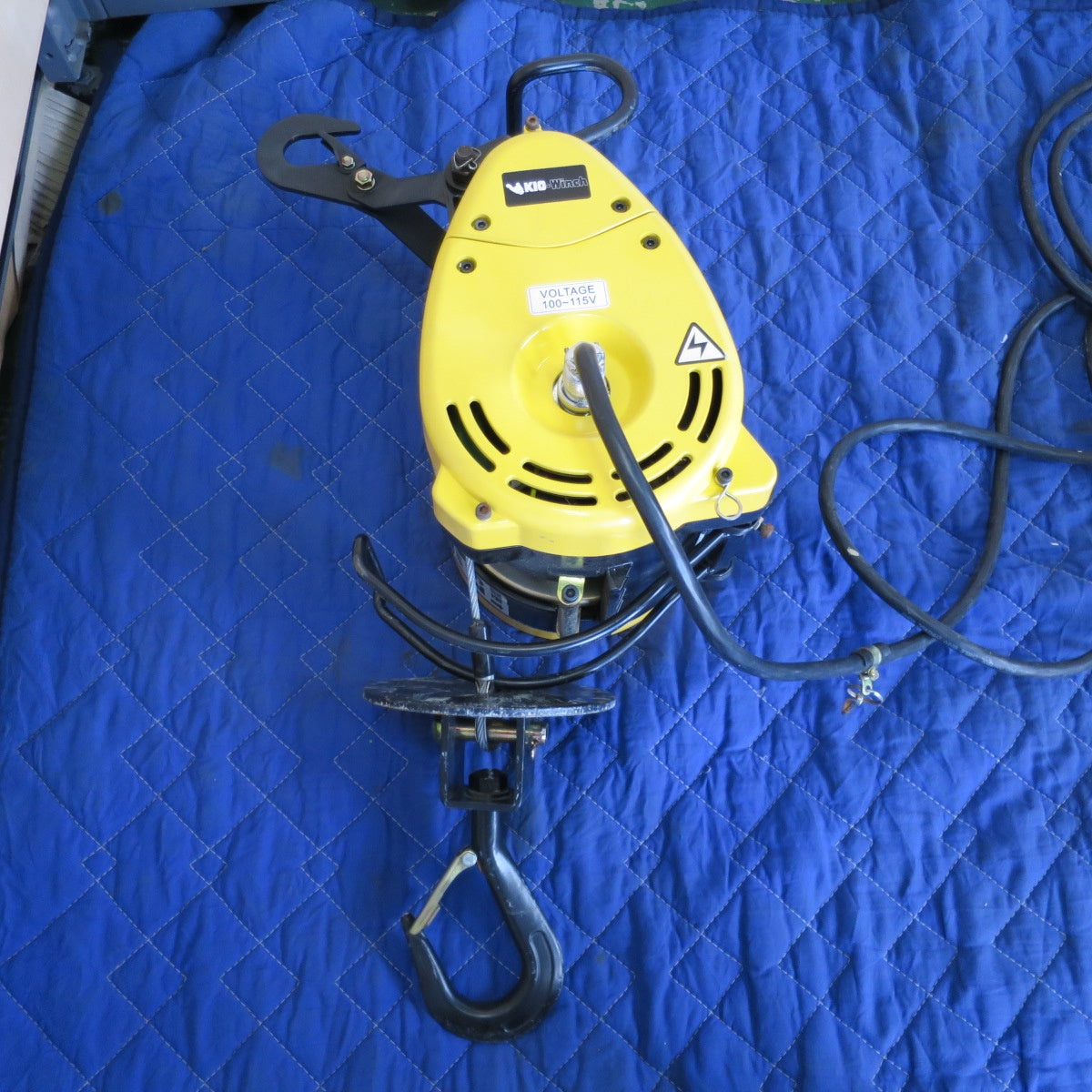 [送料無料] キレイ☆KIO-Winch 電動 ウインチ SK-160 160kg 電動 工具 ウィンチ☆