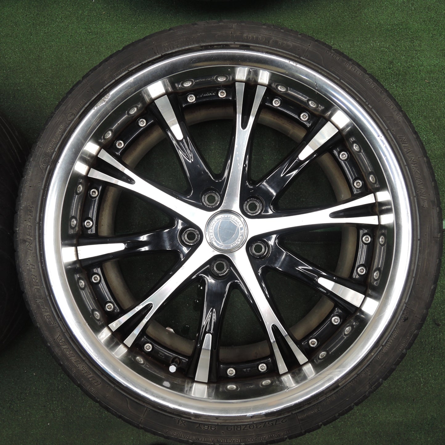 *送料無料* バリ溝！21年！9分★WORK SCHWERT SW4 225/40R19 275/30R19 ナンカン ウルトラ スポーツ NS-2 ワーク シュバート PCD114.3/5H★4021306TNノ