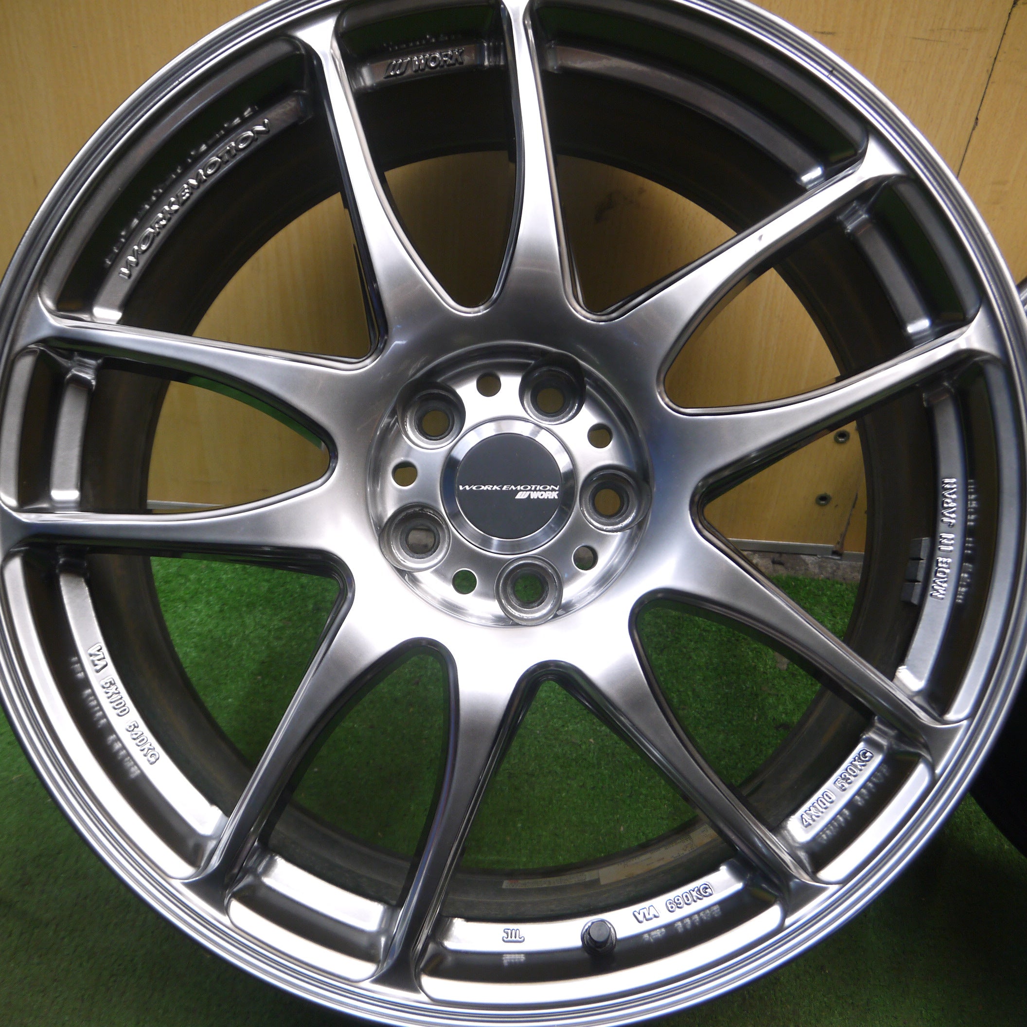 送料無料*キレイ☆WORK EMOTION Kiwami EMT-KWM ホイール 18インチ 18