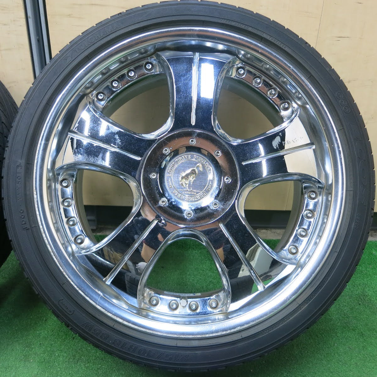 [送料無料]4本価格★LODIO DRIVE PURE SPIRITS SUPER STAR 215/40R18 ヨコハマDNAエコスES300 18インチ PCD100/5H ロデオドライブ ピュアスピリッツ★3092702イノ