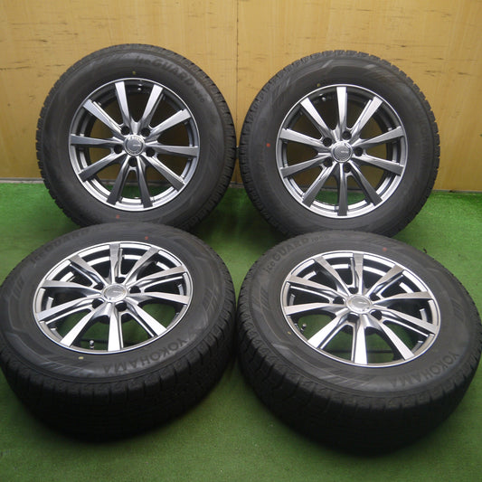 *送料無料* バリ溝!キレイ!9.5分★スタッドレス 215/65R16 ヨコハマ アイスガード iG60 GRASS グラス 16インチ PCD114.3/5H★4021907Hス