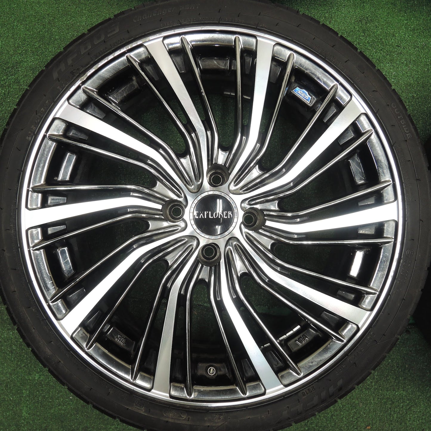 [送料無料]キレイ★205/40R17 EXPLORER エクスプローラー ハイフライ HF805 17インチ PCD100/4H★3111001TNノ