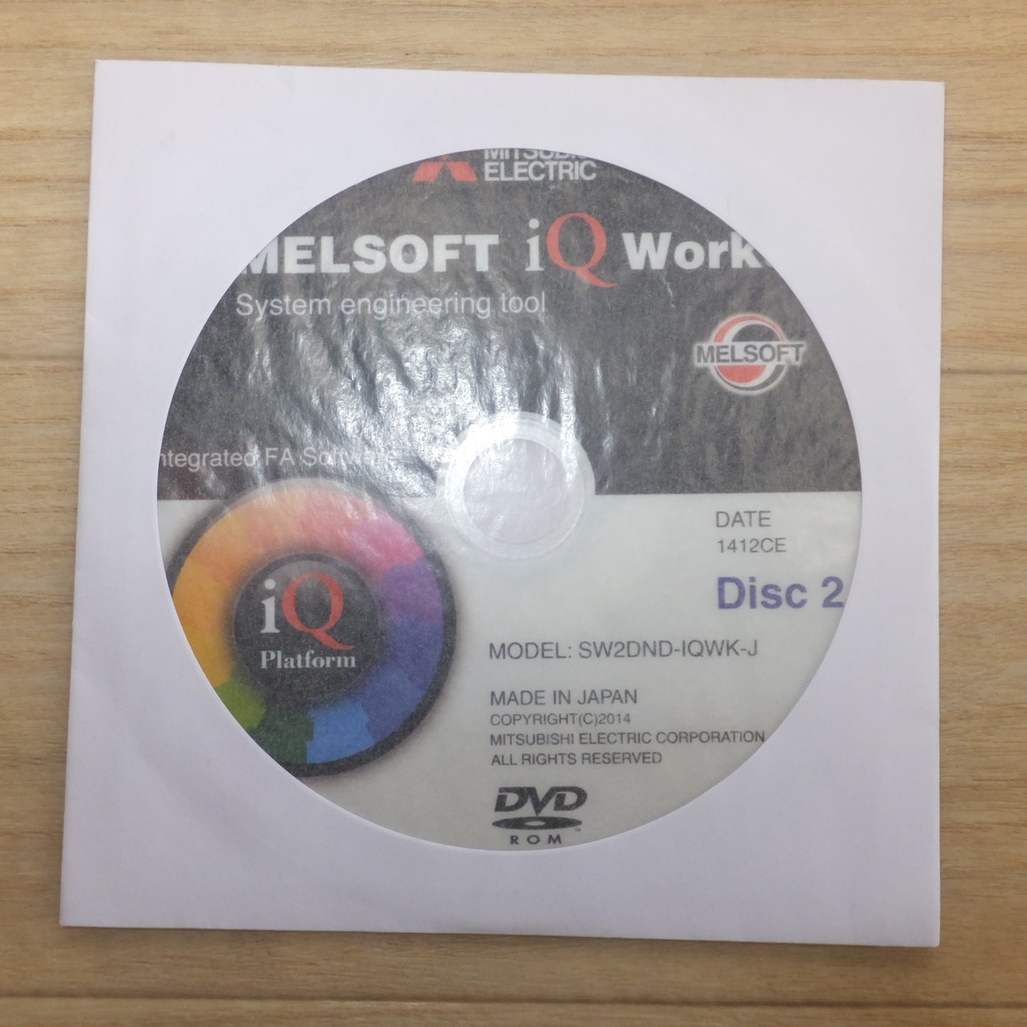 [送料無料] ★三菱電機 MITSUBISHI FAエンジニアリングソフトウェア MELSOFT iQ Works Version 2 SW2DND-IQWK-J★