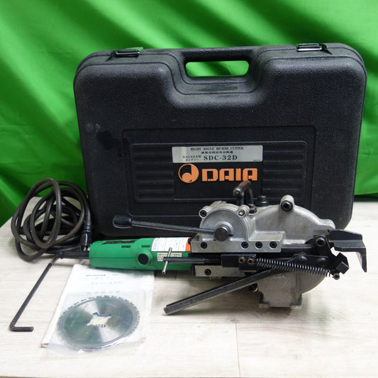 [送料無料] 付属品付き☆ダイア 鉄筋冷間直角切断機 ダイアソー SDC-32D 電動 工具 鉄筋カッター☆