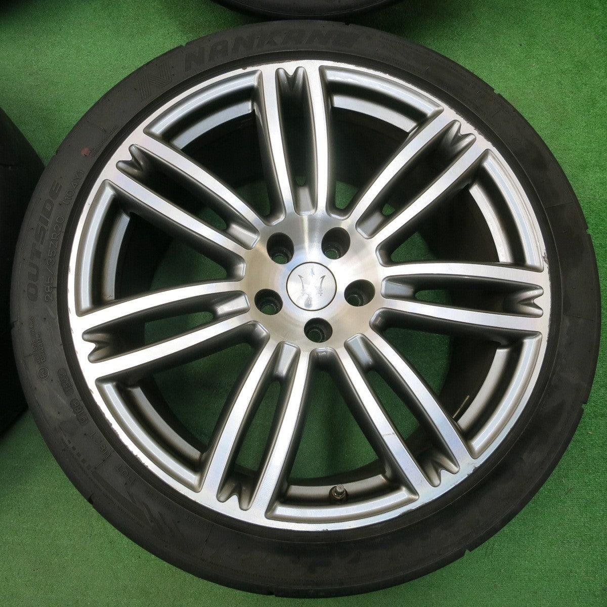 *送料無料* 4本価格★マセラティ ギブリ 純正 OP SPEEDLINE 245/35R20 285/35R20 ナンカン SPORTNEX AR-1 PCD114.3/5H★4030602イノ