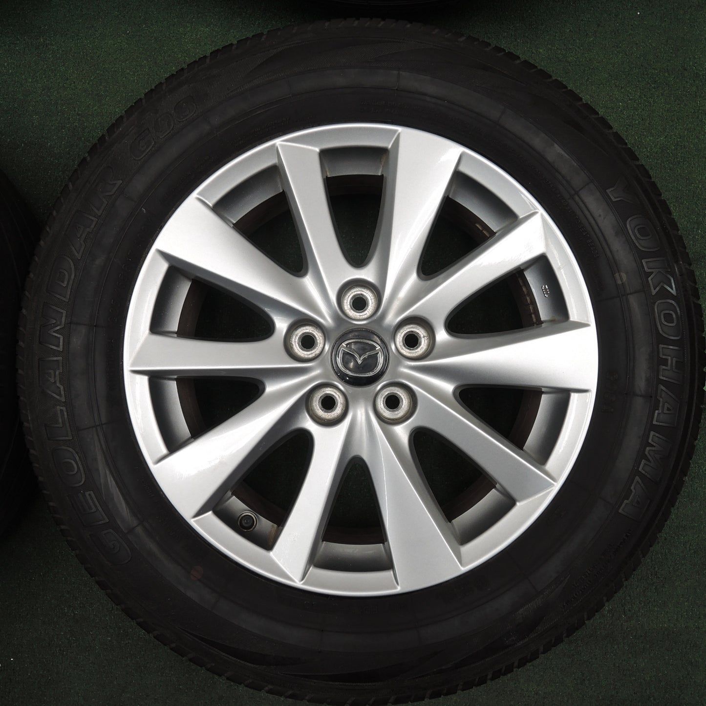 *送料無料* キレイ★マツダ CX-5 純正 225/65R17 ヨコハマ ジオランダー G98 G98A 17インチ PCD114.3/5H★4022204TNノ