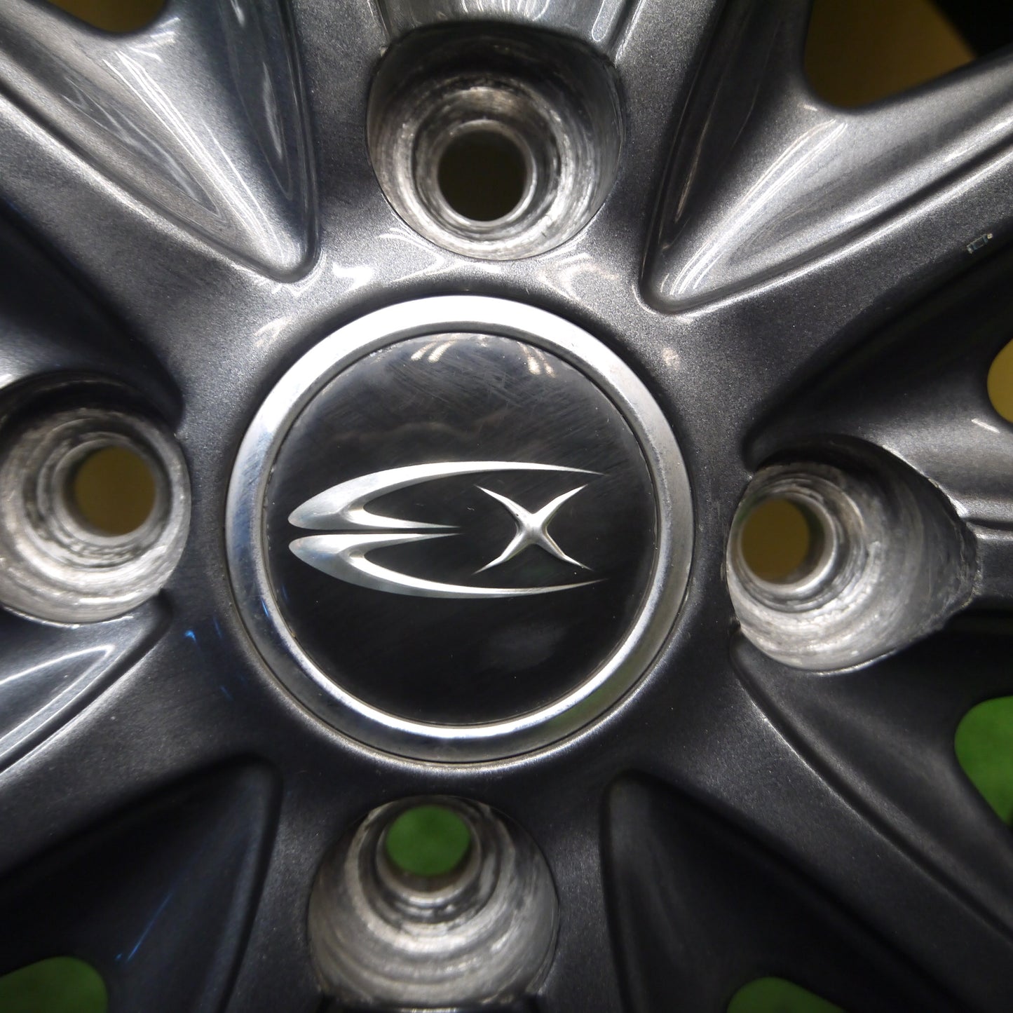 *送料無料*バリ溝！21年！キレイ！ほぼ10分★スタッドレス 155/65R14 ダンロップ ウインターマックス WM02 Exsteer エクスター 14インチ PCD100/4H★3111301Hス