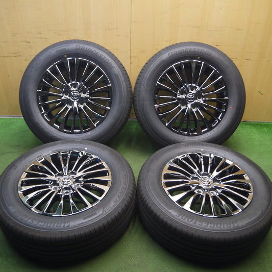 *送料無料* 新車外し!23年★トヨタ 40系 アルファード エグゼクティブラウンジ 純正 225/65R17 ブリヂストン トランザ T005A PCD120/5H★4020701Hノ
