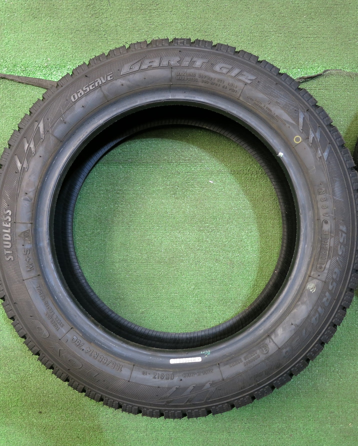 [送料無料]バリ溝！21年！ほぼ10分★スタッドレス 155/65R14 トーヨー オブザーブ ガリット GIZ タイヤ 14インチ N-BOX N-ONE N-WGN 等★3032008Hスタ