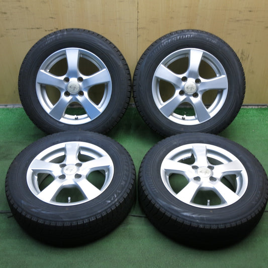 *送料無料* バリ溝!8.5分★スタッドレス 165/70R14 ブリヂストン ブリザック VRX GRASS グラス 14インチ PCD100/4H★4020909KKス