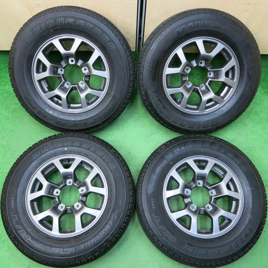 *送料無料*キレイ!22年★スズキ ジムニー シエラ 純正 195/80R15 ブリヂストン デューラー H/T 684Ⅱ 15インチ PCD139.7/5H★4013002イノ