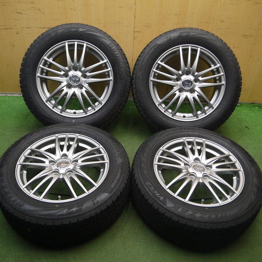 *送料無料*バリ溝!19年!キレイ!8.5分★スタッドレス 205/60R16 ブリヂストン ブリザック VRX2 ECO FORME エコフォルム 16インチ PCD114.3/5H★3121913Hス