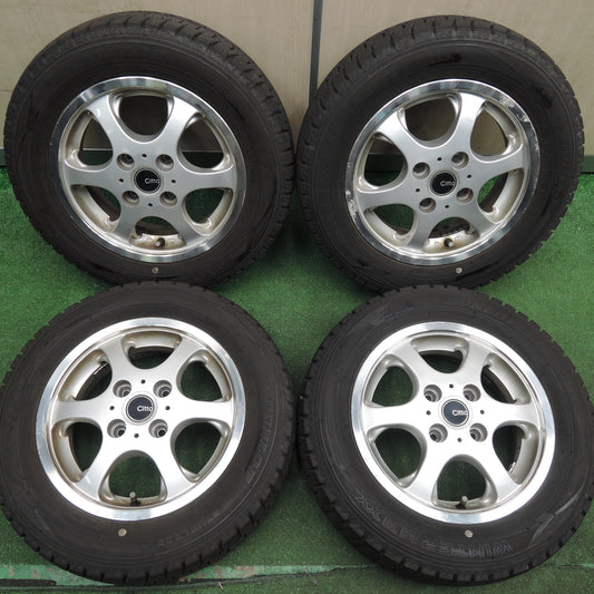 *送料無料*バリ溝!21年!9.5分★スタッドレス 165/65R13 ダンロップ ウインターマックス WM02 Citta 13インチ PCD100/4H★4010611HAス