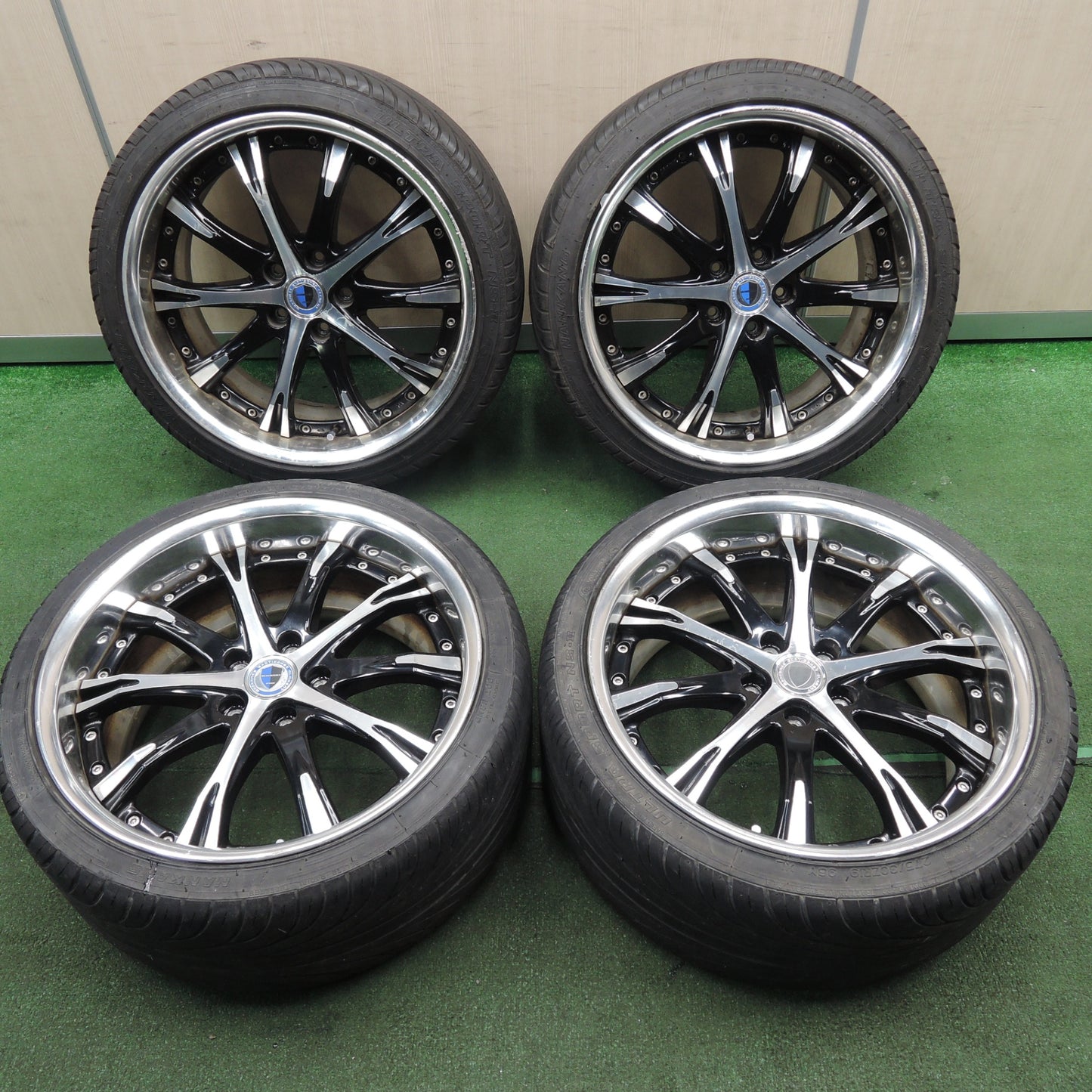 *送料無料* バリ溝！21年！9分★WORK SCHWERT SW4 225/40R19 275/30R19 ナンカン ウルトラ スポーツ NS-2 ワーク シュバート PCD114.3/5H★4021306TNノ