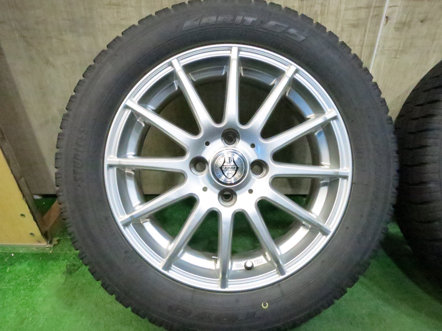 [送料無料]バリ溝！19年！キレイ！9分★スタッドレス 175/65R15 トーヨー ガリット G5 JOKER weds ジョーカー 15インチ PCD100/4H★3022805Hス