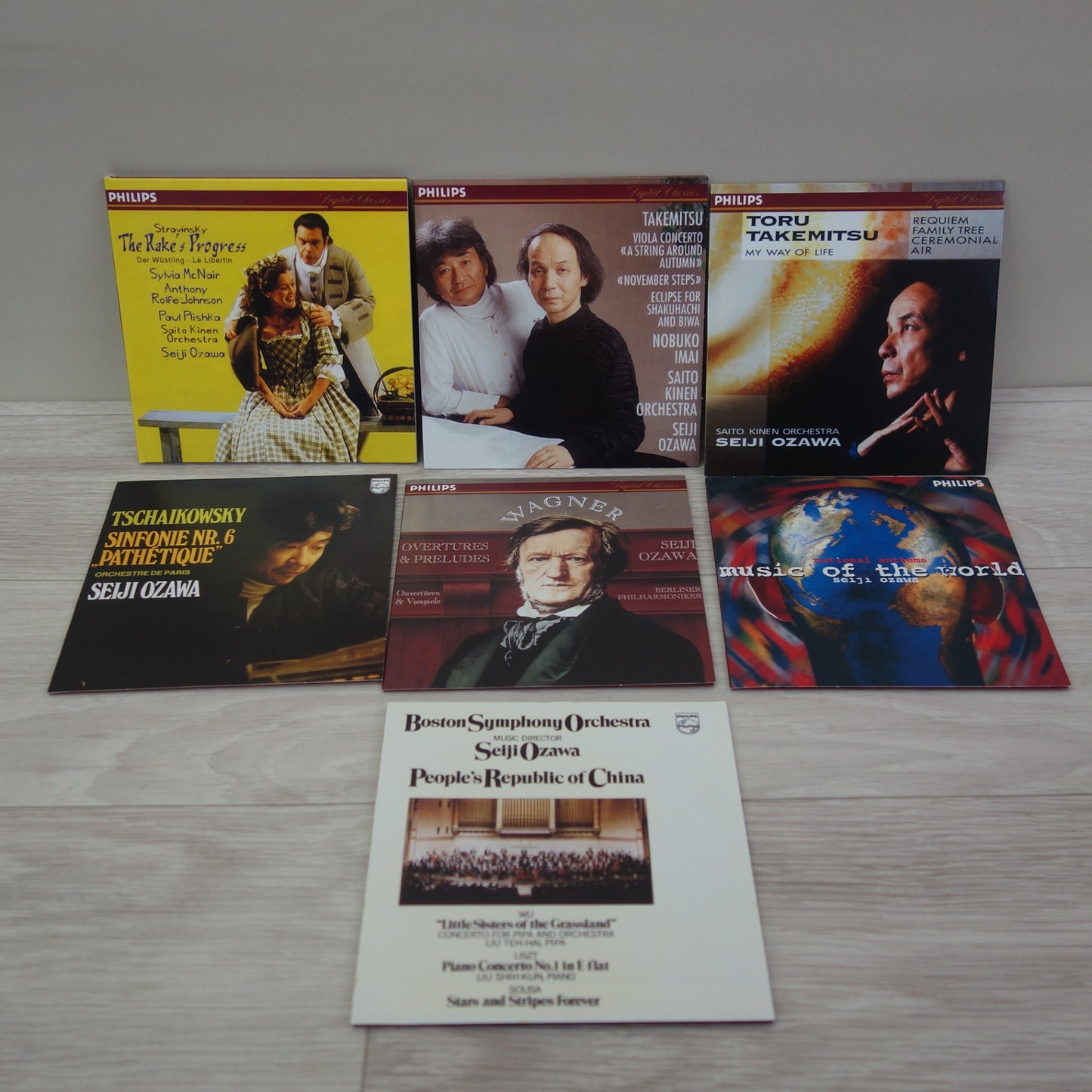 [送料無料] キレイ☆SEIJI OZAWA 小澤征爾 THE PHILIPS YEARS CD BOX Disk CDボックス フィリップス・イヤーズ☆