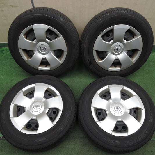 *送料無料* バリ溝！9.5分★トヨタ シエンタ 純正 スチール 175/70R14 ダンロップ エナセーブ EC203 14インチ PCD100/4H★4022508HAノ