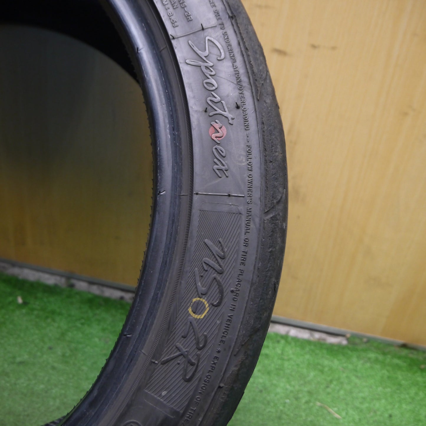 *送料無料* バリ溝！22年！8.5分★235/40R18 ナンカン Sportnex NS-2R タイヤ 18インチ マーク2 シビック グロリア セドリック MPV 等★4021412Hノタ