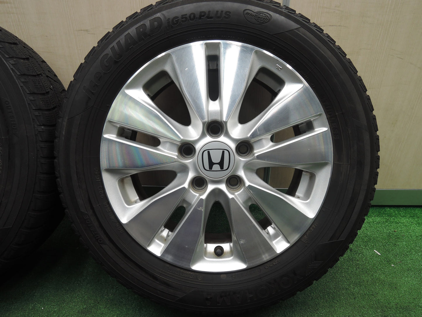 [送料無料]4本価格★ホンダ ステップワゴン 純正 205/60R16 スタッドレス ヨコハマ アイスガード iG50 プラス 16インチ PCD114.3/5H★3111203HAス