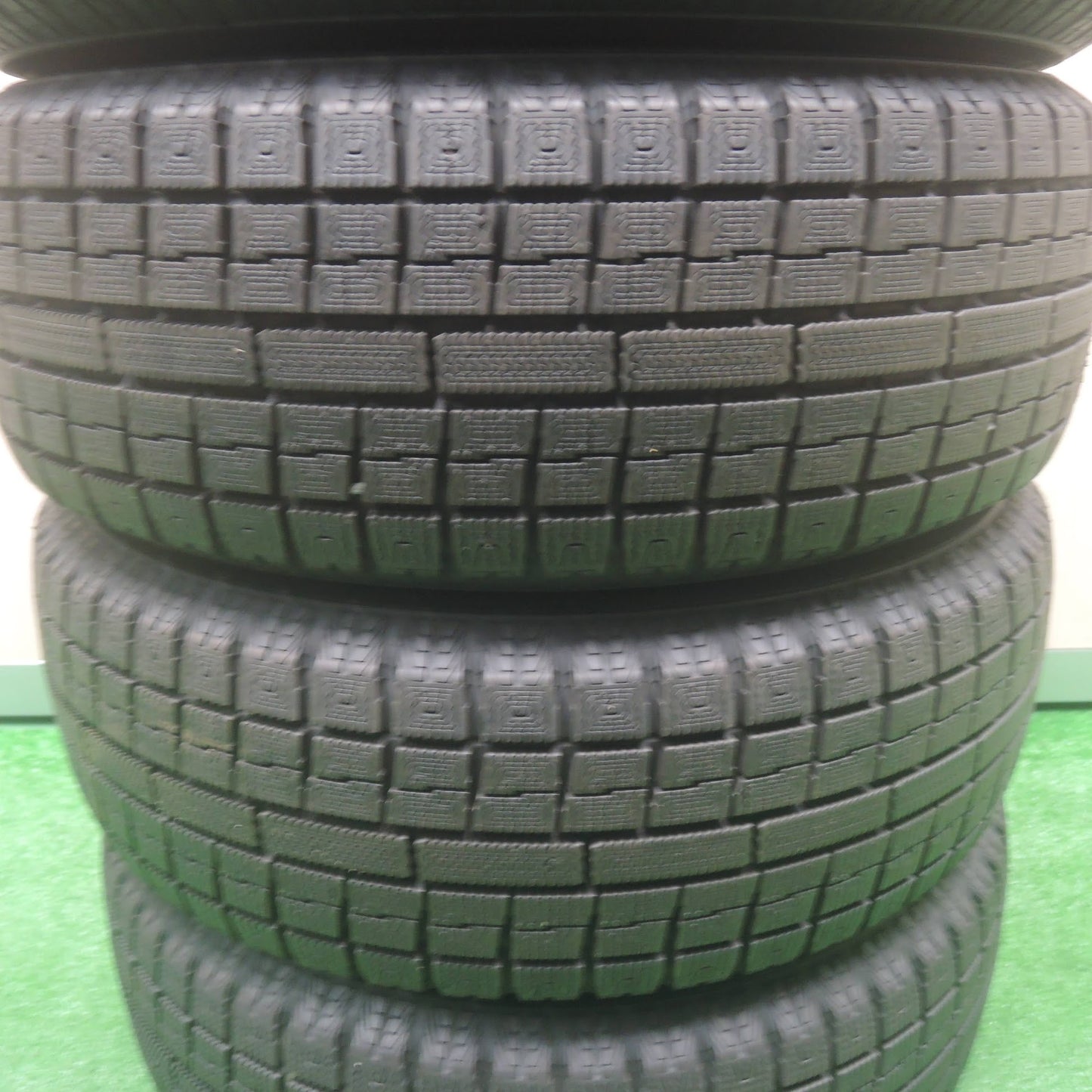 [送料無料]バリ溝！19年！キレイ！9.5分★スタッドレス 195/65R15 トーヨー ガリット G5 TOPRUN トップラン 15インチ PCD114.3/5H★3090805SYス