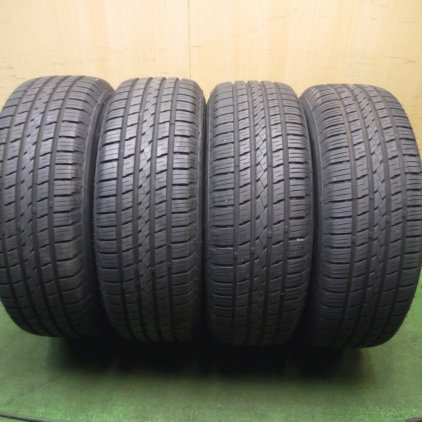 [送料無料]バリ溝！21年！キレイ！9.5分★LEHRMEISTER LMS 265/65R17 ハイフライ VIGOROUS HT601 レアマイスター 17インチ PCD139.7/6H★3100304Hノ