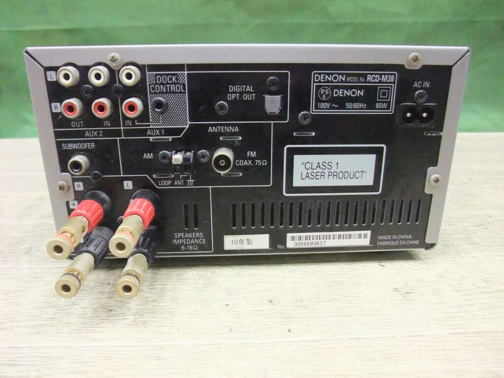 DENON CDレシーバー RCD-M38 スピーカー SC-E777 セット | 名古屋 